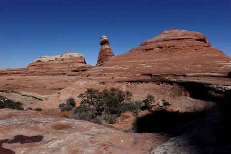 Na treku v Canyonlands NP 